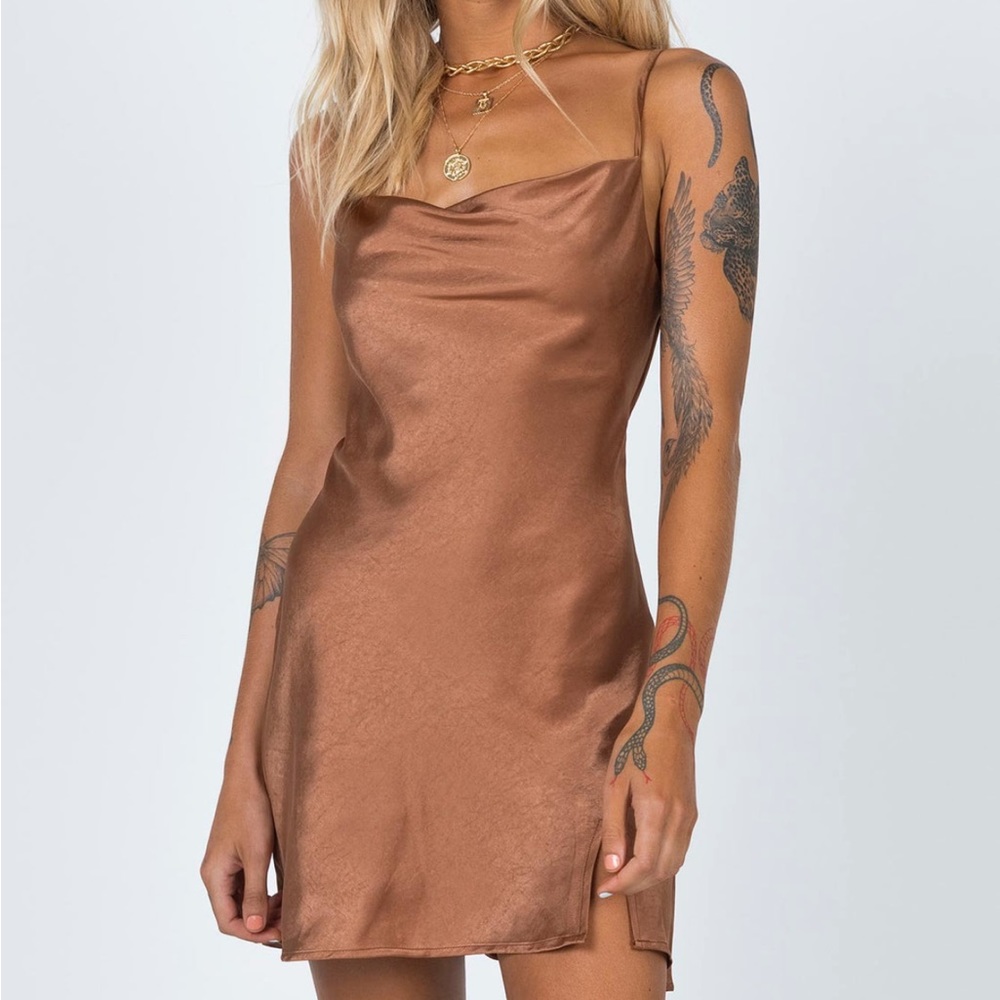 Princess Polly Alfie Mini Dress Brown